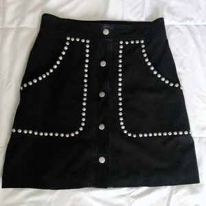 Nasty Gal Lady Land Suede Skirt